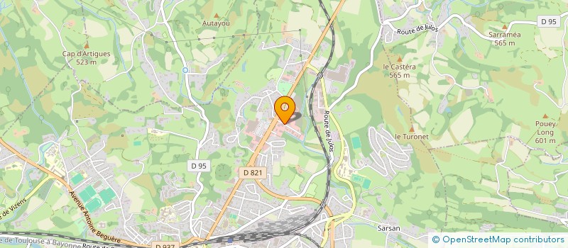 localisation de l'entreprise SOCIETE INDUSTRIELLE AUTOMOBILE LOURDAISE SIAL  LOURDES