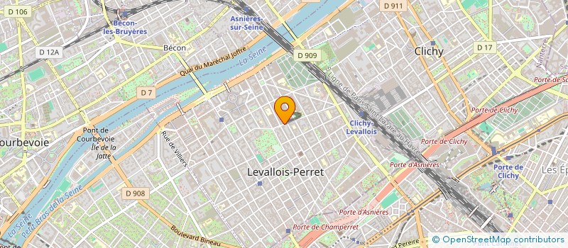 localisation de l'entreprise SOCIETE INDUSTRIELLE D'EQUIPEMENT MODERNE SIDEME  LEVALLOIS-PERRET