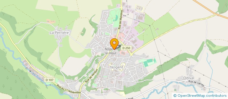 localisation de l'entreprise SOCIETE INDUSTRIELLE DE FORGE à NOGENT