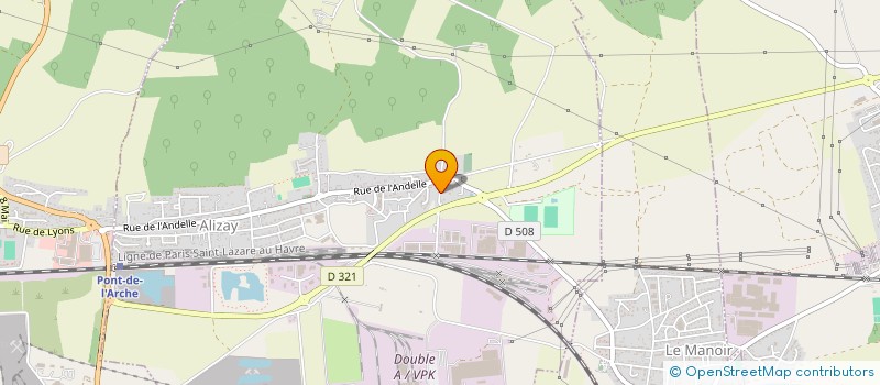 localisation de l'entreprise SOCIETE INDUSTRIELLE DE L'OUEST DES PRODUITS ISOLANTS - OUEST ISOL à ALIZAY
