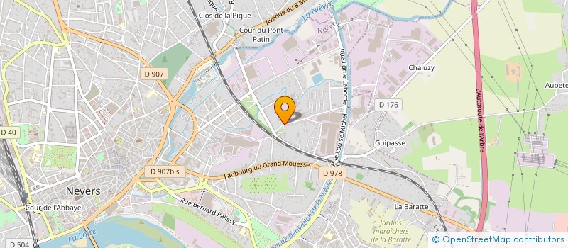 localisation de l'entreprise SOCIETE INDUSTRIELLE DE LINGERIE à NEVERS