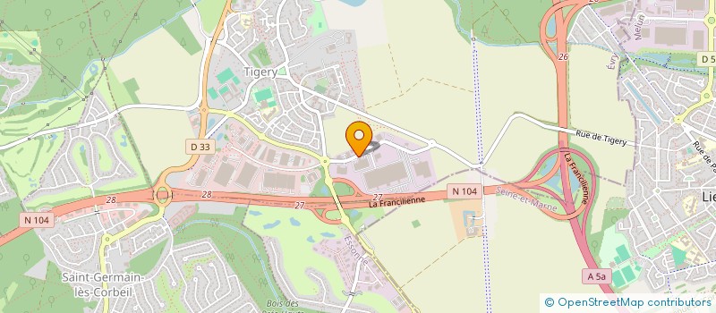 localisation de l'entreprise SOCIETE INDUSTRIELLE DE MATIERES PLASTIQUES  TIGERY