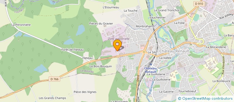 localisation de l'entreprise SOCIETE INDUSTRIELLE DE MECANIQUE APPLIQUEE  CHATEAU-RENAULT