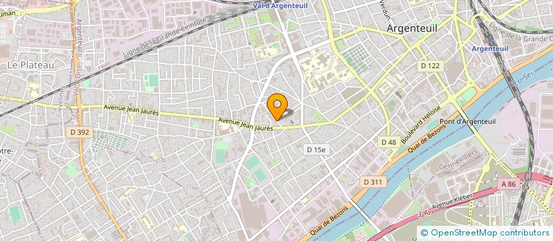 localisation de l'entreprise SOCIETE INDUSTRIELLE DE PROPRETE à ARGENTEUIL