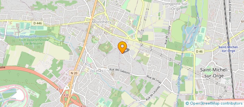 localisation de l'entreprise SOCIETE INDUSTRIELLE DE RECHERCHE ET D EXPLOITATION DE PRODUITS à MONTLHERY