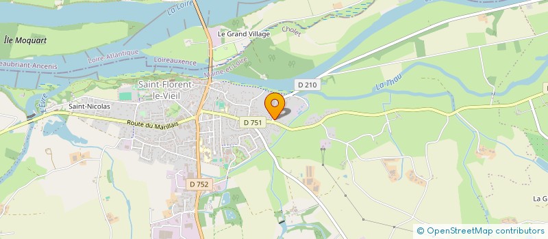 localisation de l'entreprise SOCIETE INDUSTRIELLE DE SAINT FLORENT à MAUGES-SUR-LOIRE