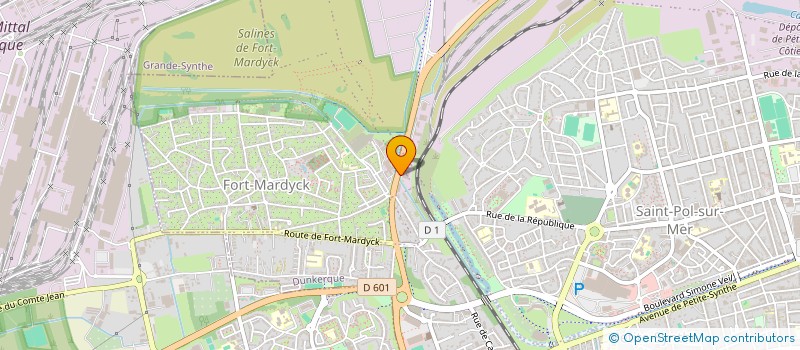 localisation de l'entreprise SOCIETE INDUSTRIELLE DE SOUDURE ET ENTRETIEN  DUNKERQUE