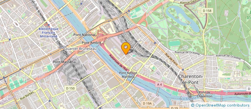 localisation de l'entreprise SOCIETE INDUSTRIELLE DE SUCRERIE  CHARENTON-LE-PONT