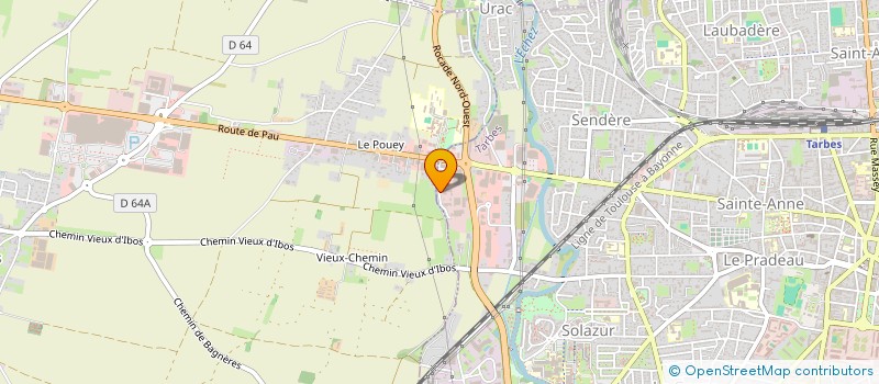 localisation de l'entreprise SOCIETE INDUSTRIELLE DE VENTE à TARBES