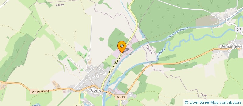 localisation de l'entreprise SOCIETE INDUSTRIELLE DETROYE - SID  CORRE