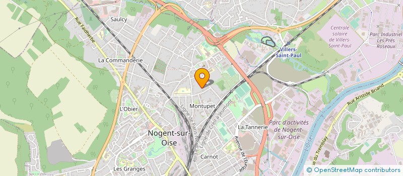 localisation de l'entreprise SOCIETE INDUSTRIELLE DU BAGAGE NOGENTAIS à NOGENT-SUR-OISE