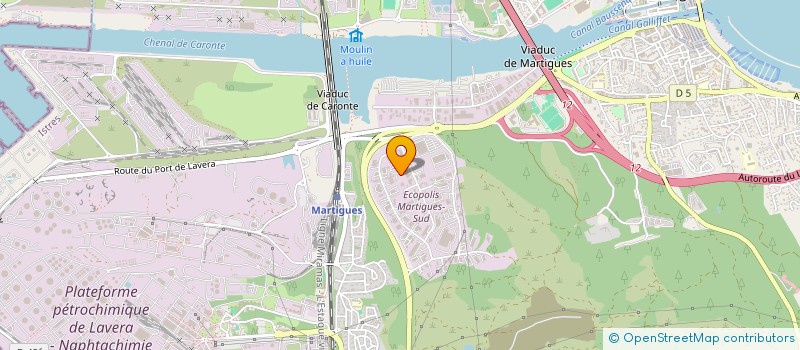 localisation de l'entreprise SOCIETE INDUSTRIELLE DU SUD - S.I.S. à MARTIGUES