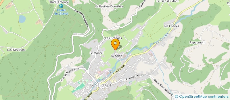localisation de l'entreprise SOCIETE INDUSTRIELLE DU VAL D'AJOL à LE VAL D AJOL