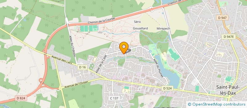 localisation de l'entreprise SOCIETE INDUSTRIELLE ET COMMERCIALE AGRO ALIMENTAIRE à SAINT-PAUL-LES-DAX