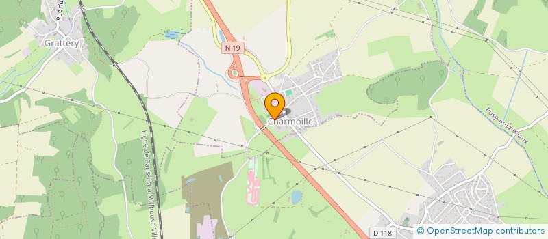 localisation de l'entreprise SOCIETE INDUSTRIELLE FROMAGERE  CHARMOILLE