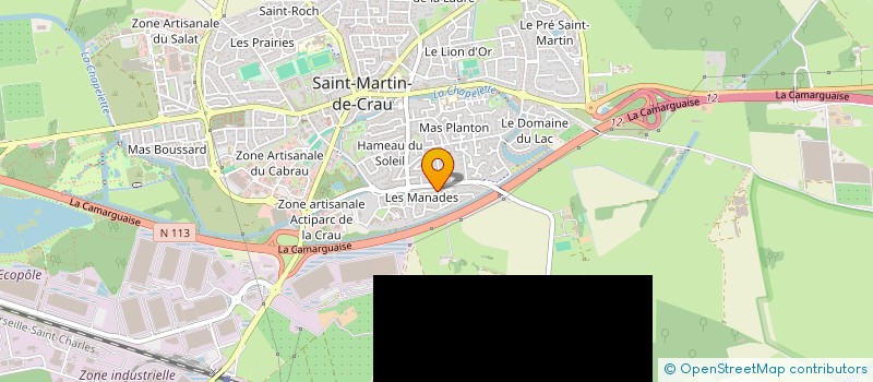 localisation de l'entreprise SOCIETE INDUSTRIELLE MUNITIONS TRAVAUX à SAINT-MARTIN-DE-CRAU