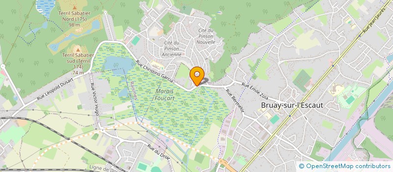 localisation de l'entreprise SOCIETE INDUSTRIELLE TRAVAUX MONTAGE  BRUAY-SUR-L'ESCAUT