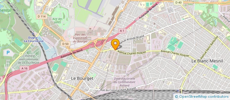 localisation de l'entreprise SOCIETE INDUSTRIELLE VERRIERE SIVER à LE BLANC-MESNIL
