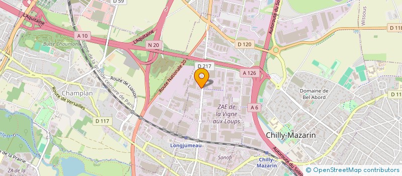 localisation de l'entreprise SOCIETE INFORMATIQUE MAINTENANCE ALARME à BALLAINVILLIERS