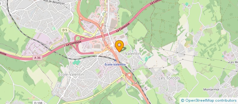 localisation de l'entreprise SOCIETE INFORMATIQUE POUR LA TOPOGRAPHIE à ECOLE-VALENTIN