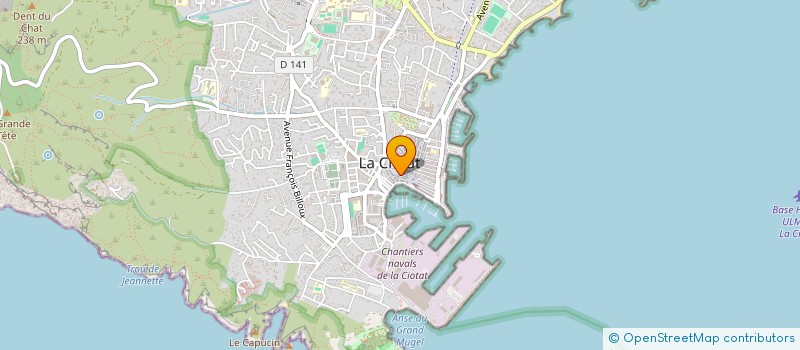 localisation de l'entreprise SOCIETE INGENIERIE ET CONSTRUCTION à LA CIOTAT
