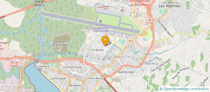 localisation de l'entreprise SOCIETE INGENIERIE PILOTAGE COORDINATION à LES ABYMES