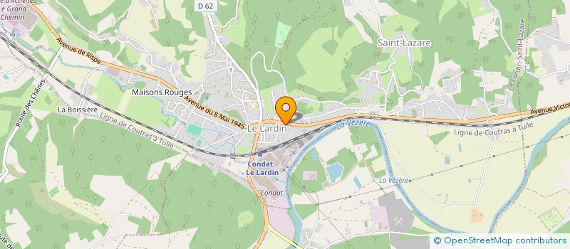 localisation de l'entreprise SOCIETE INNOVATION PERIGORD POUR L'AGROALIMENTAIRE à LE LARDIN-SAINT-LAZARE