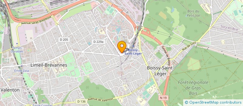 localisation de l'entreprise SOCIETE INSTALLATION ELECTRICITE BATIMENT D'ILE DE FRANCE à BOISSY-SAINT-LEGER