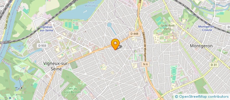 localisation de l'entreprise SOCIETE INSTALLATION PANNEAUX SOLAIRES ENERGIE RENOUVELABLE  VIGNEUX-SUR-SEINE