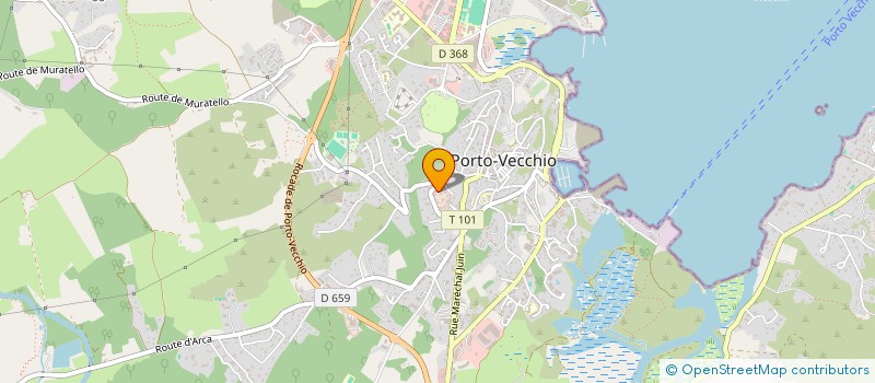 localisation de l'entreprise SOCIETE INSULAIRE D'ARMATURES à PORTO-VECCHIO