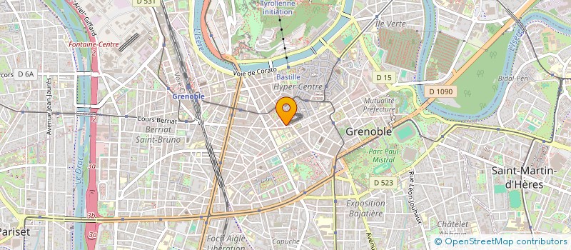 localisation de l'entreprise SOCIETE INTEMPOREL  GRENOBLE