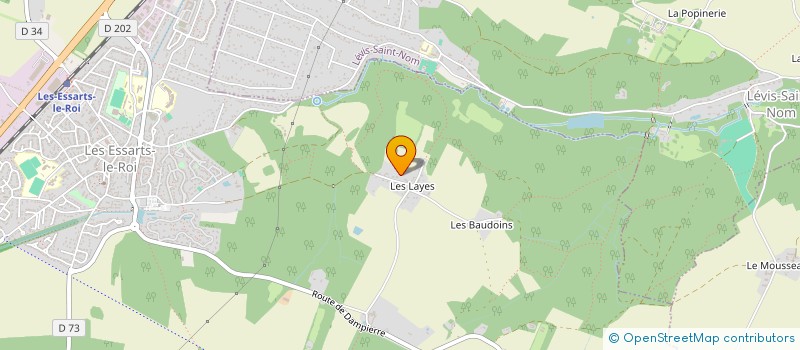 localisation de l'entreprise SOCIETE INTER-FIRMES  LES ESSARTS-LE-ROI