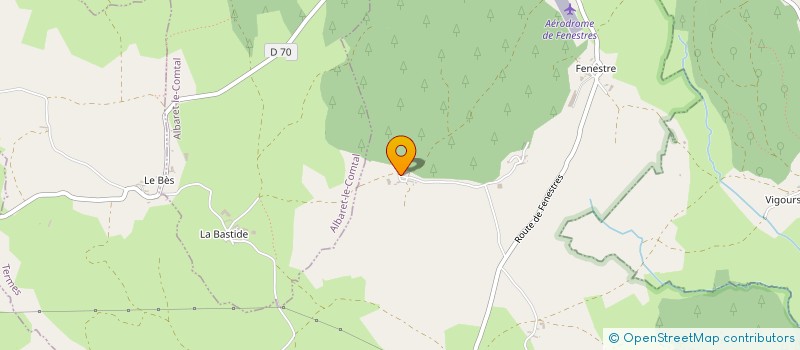 localisation de l'entreprise SOCIETE INTERCOMMUNALE DE CHASSE DE NOALHAC - SAINT-JUERY  NOALHAC