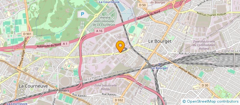 localisation de l'entreprise SOCIETE INTERNATIONAL DE TRANSACTIONS TRANSPORTS ET COMMERCE  LE BOURGET