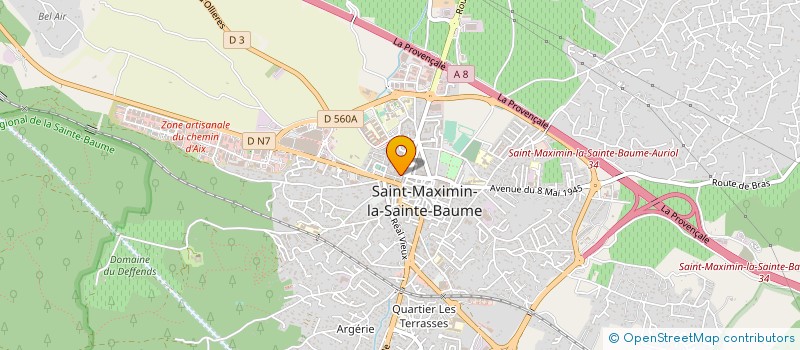 localisation de l'entreprise SOCIETE INTERNATIONALE D'EXPLOITATIONS TOURISTIQUES à SAINT-MAXIMIN-LA-SAINTE-BAUME