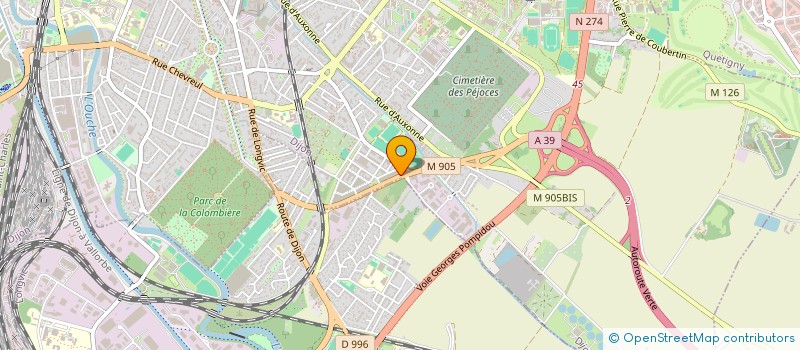 localisation de l'entreprise SOCIETE INTERNATIONALE DE CUIRS SARL à DIJON