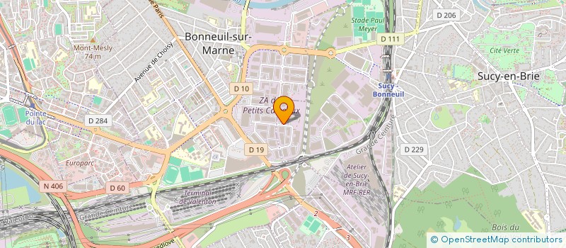 localisation de l'entreprise SOCIETE INTERNATIONALE DE DIFFUSION ET D'EDITION (S.I.D.E) à SUCY-EN-BRIE