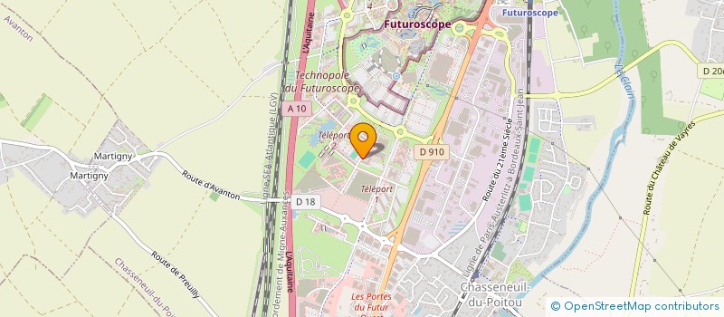 localisation de l'entreprise SOCIETE INTERNATIONALE DE MANAGEMENT HOTELIER - SIMH  CHASSENEUIL-DU-POITOU