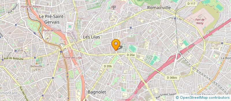 localisation de l'entreprise SOCIETE INTERNATIONALE DE MOBILIERS à BAGNOLET