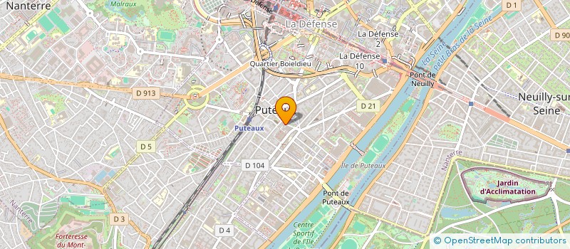 localisation de l'entreprise SOCIETE INTERNATIONALE DE REAMENAGEMENT OUVRAGES ET CONSTRUCTIONS  PUTEAUX