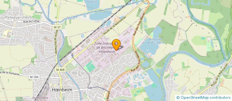 localisation de l'entreprise SOCIETE INTERNATIONALE DE STORES à BISCHHEIM