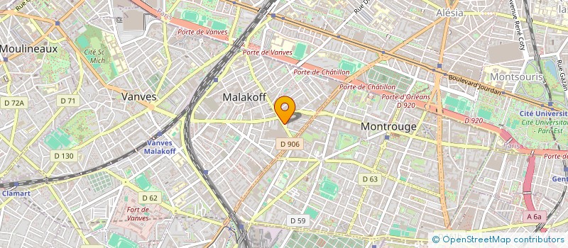 localisation de l'entreprise SOCIETE INTERNATIONALE DE TECHNIQUES AVANCEES ET DE SECURITE à MALAKOFF