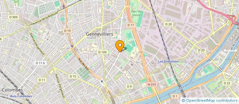 localisation de l'entreprise SOCIETE INTERNATIONALE DE TORREFACTION à GENNEVILLIERS