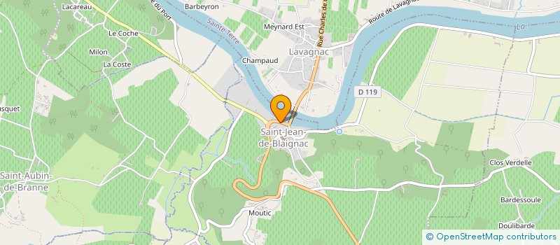 localisation de l'entreprise SOCIETE INTERNATIONALE DU LIEGE  SAINT-JEAN-DE-BLAIGNAC