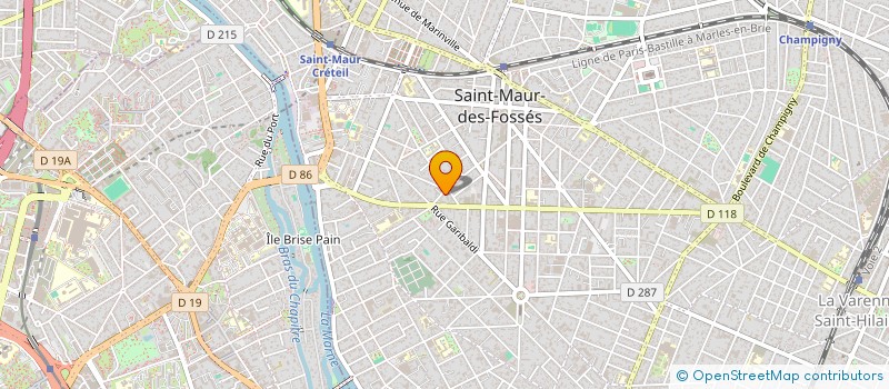 localisation de l'entreprise SOCIETE INTERPHOTO  SAINT-MAUR-DES-FOSSES