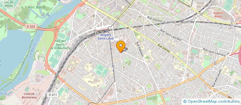 localisation de l'entreprise SOCIETE INTERPRO à ANGERS