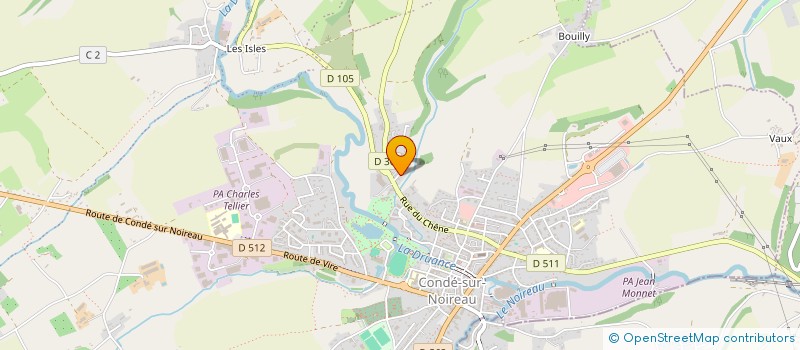 localisation de l'entreprise SOCIETE INTERPROFESSIONNELLE DE SOINS AMBULATOIRES DE CONDE EN NORMANDIE  CONDE-EN-NORMANDIE