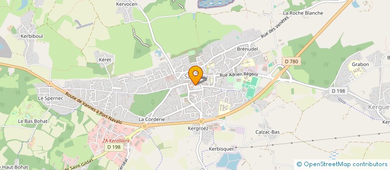 localisation de l'entreprise SOCIETE INTERPROFESSIONNELLE DE SOINS AMBULATOIRES DE LA MAISON DE SANTE PLURIPROFESSIONNELLE DE RHUYS  SARZEAU