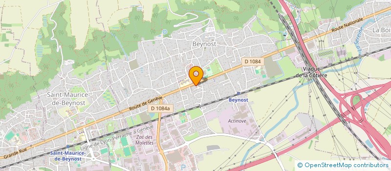 localisation de l'entreprise SOCIETE INTERPROFESSIONNELLE DE SOINS AMBULATOIRES MEDICALE DE BEYNOST à BEYNOST