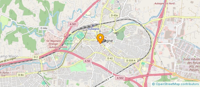 localisation de l'entreprise SOCIETE INTERTOM à AUBAGNE